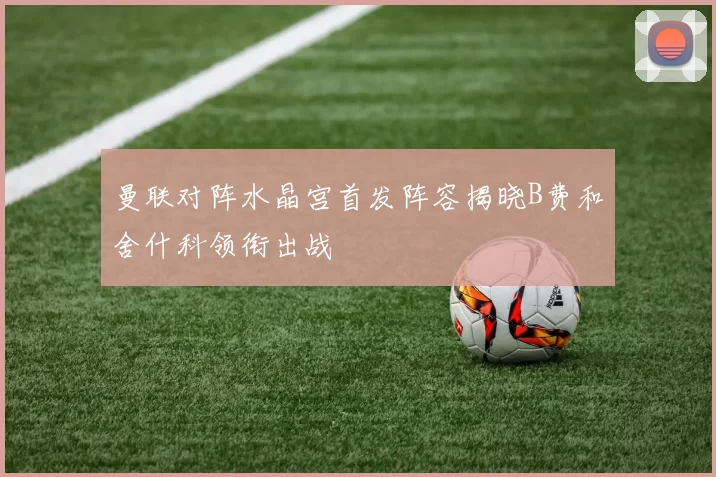 曼联对阵水晶宫首发阵容揭晓B费和舍什科领衔出战