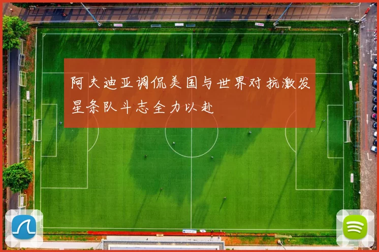 阿夫迪亚调侃美国与世界对抗激发星条队斗志全力以赴